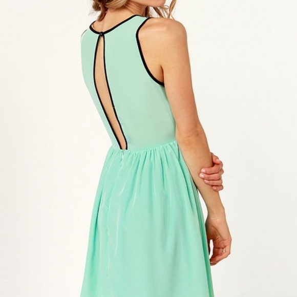 Dance hall days mint green lace dress - Picture 2 of 9